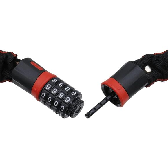 Heavy Duty 4-Digit Combination Chain Lock 4.1ft Security for Bike & Scooter - Picture 5 of 6